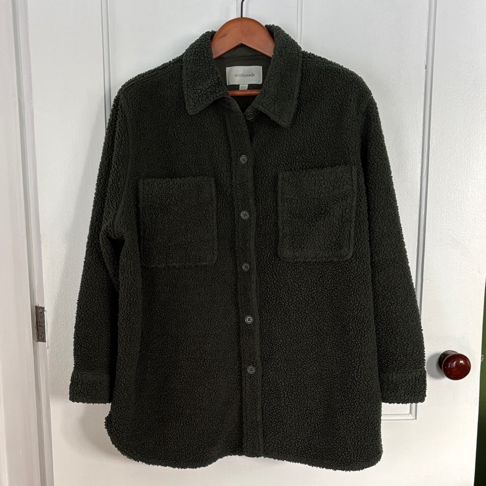 Ecothreads Green Sherpa Jacket